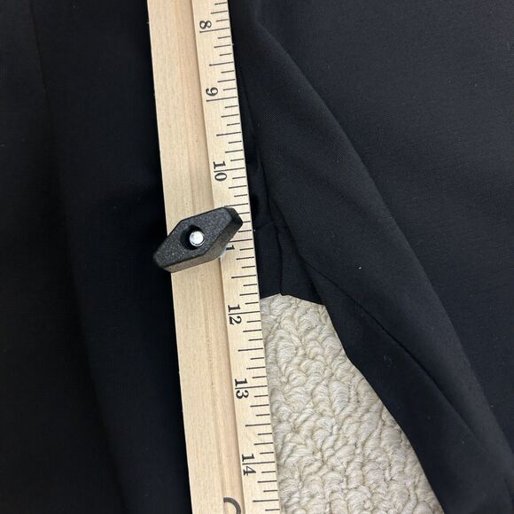 Commense Pants‎ Womens M High Waisted Essential Stretch Flare Black Thin Classic - Picture 11 of 15